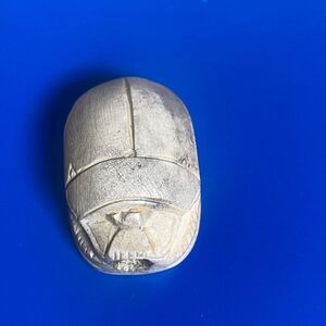 Bone Carved Scarab Bead Egyptian Style Amulet – Hand Carved, Drilled
